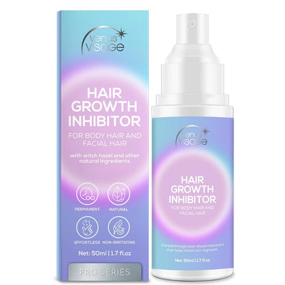 VENUS VISAGE Haarwuchshemmer 50ml – Verbesserte Formel für Körper, Gesicht, Arme, Achseln und Beine – Für Männer und Frauen
