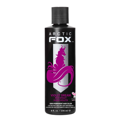 ARCTIC FOX Violet Dream – Semi-permanente Haarfarbe, vegan & tierversuchsfrei, ammoniakfrei, pflegend, langanhaltend, für alle Haartypen, 240 ml