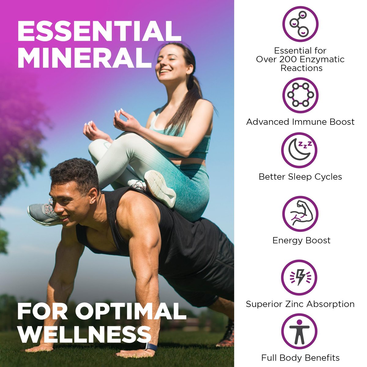 Nutrivein Premium Zinkpicolinat 100mg - 120 Kapseln für Erwachsene: Hochabsorbierendes Zinkpicolinat Nahrungsergänzungsmittel - Essentielle Nährstoffe für das allgemeine Wohlbefinden - Maximale Bioverfügbarkeit