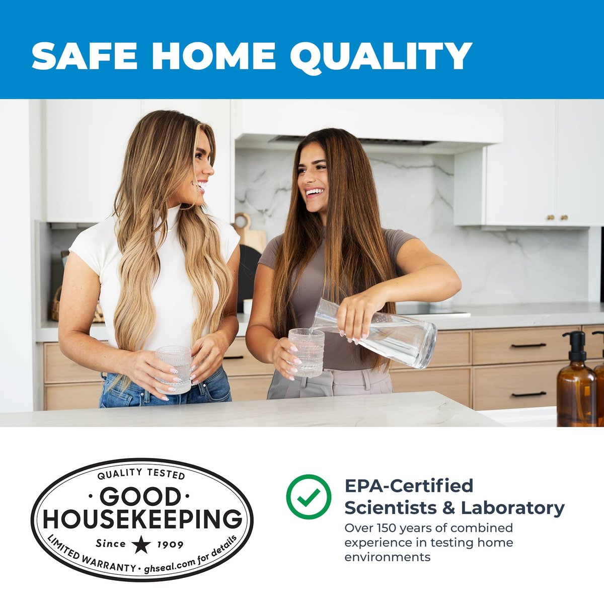 Safe Home® DIY Bakterien im Wasser Testkit – Ergebnisse in nur 6 Stunden – Erkennt 50 verschiedene Arten von coliformen Bakterien – EPA-Labor-zertifiziert – Hergestellt in den USA – (1 Packung)