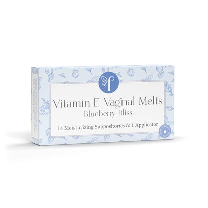 Femallay Bio-Vaginalzäpfchen – Blaubeere – Feuchtigkeitsspender und Erfrischer – 14 Stück + Applikator