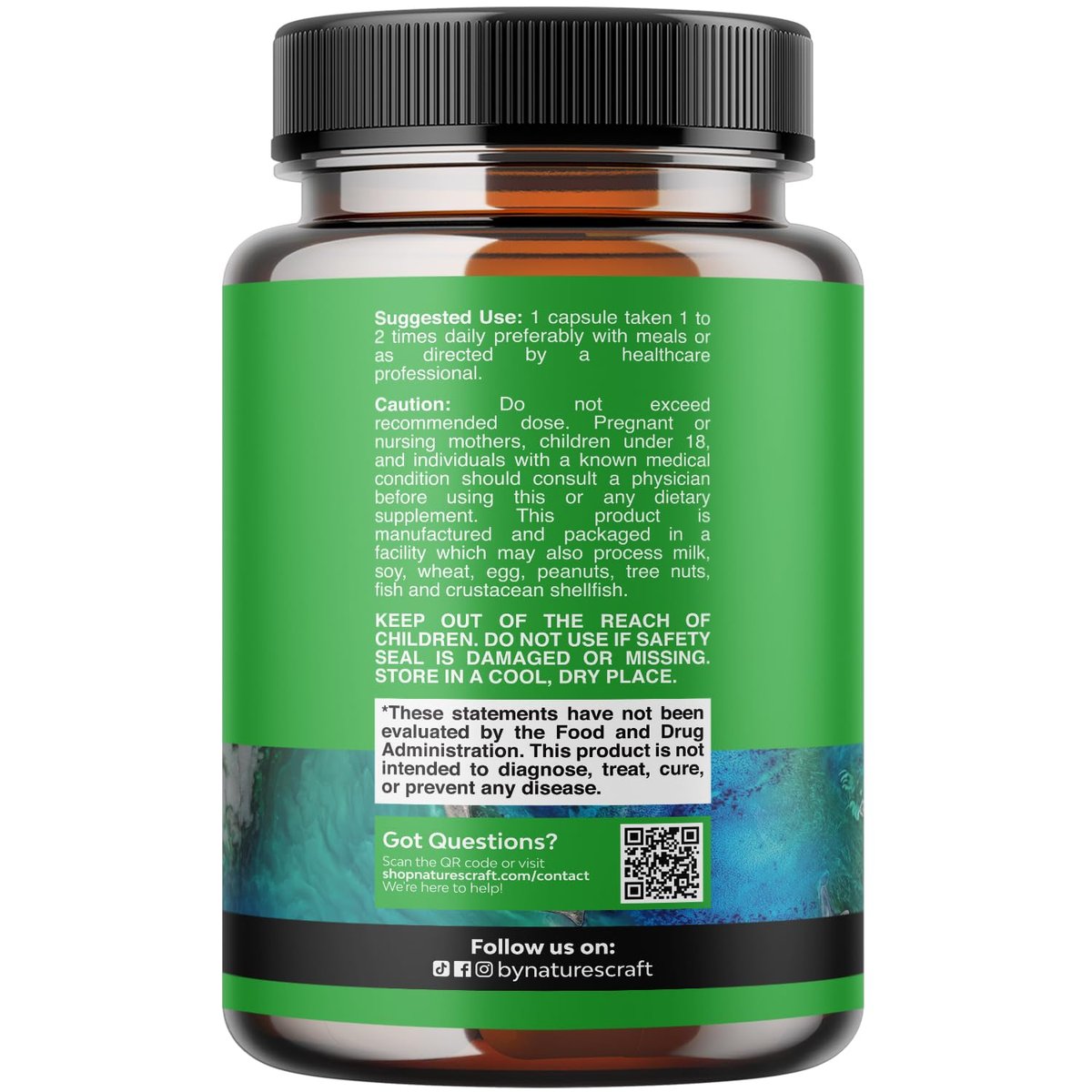 Hochdosiertes Magnesium Komplex Präparat – 500 mg Magnesiumoxid & 500 mg Citrat für Schlaf & Stimmung – Reines Citrat pro Portion für Muskeln, Magen & Verdauung – 60 Kapseln