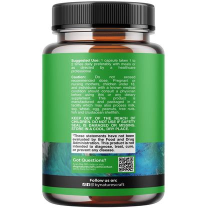Hochdosiertes Magnesium Komplex Präparat – 500 mg Magnesiumoxid & 500 mg Citrat für Schlaf & Stimmung – Reines Citrat pro Portion für Muskeln, Magen & Verdauung – 60 Kapseln