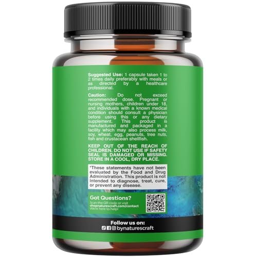 Hochdosiertes Magnesium Komplex Präparat – 500 mg Magnesiumoxid & 500 mg Citrat für Schlaf & Stimmung – Reines Citrat pro Portion für Muskeln, Magen & Verdauung – 60 Kapseln