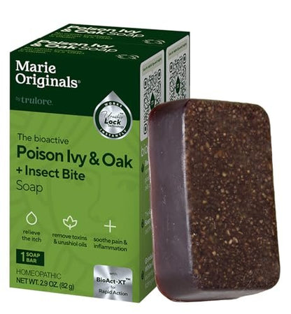 Marie Originals Poison Ivy Seife Bar | Natürliche Behandlung gegen Giftefeu | Anti-Juckreiz Reinigungsseife für Giftefeu, Gifteiche & Giftsumach | Beruhigt & lindert Hautausschläge | 2er-Pack (2 x 82 g)