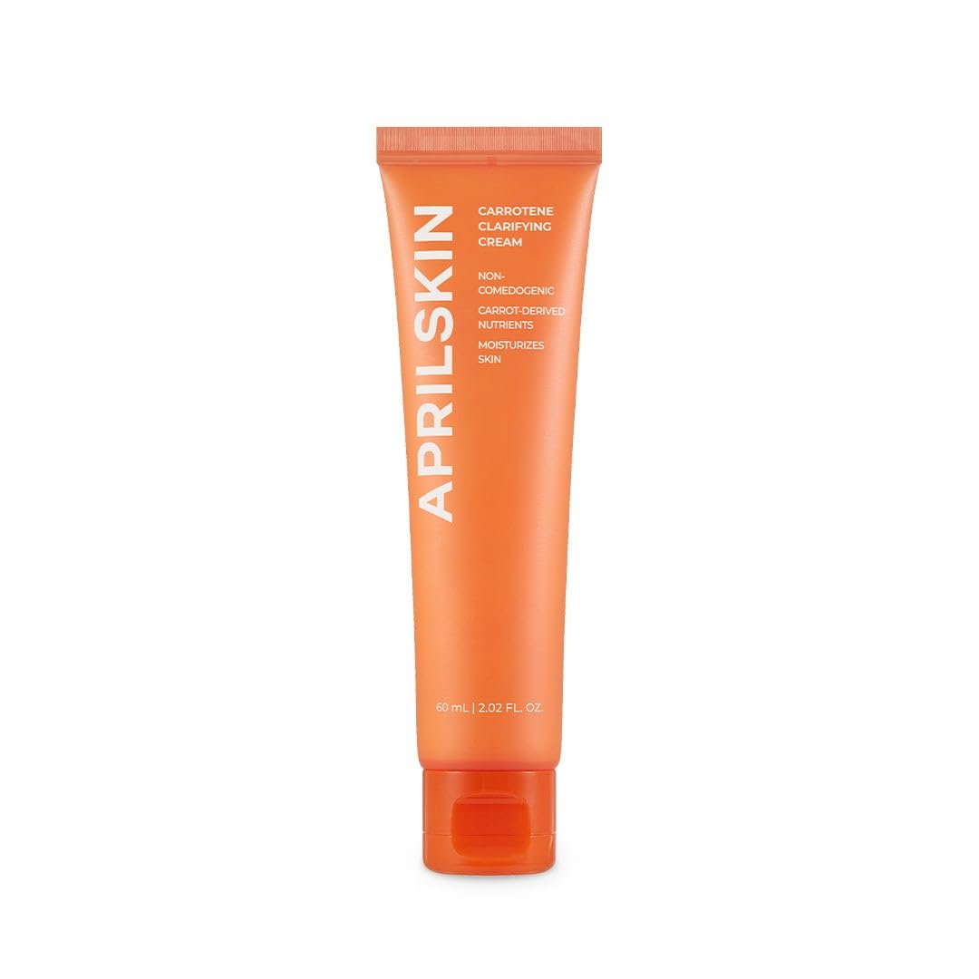 APRILSKIN Carrotene Klärende Creme | Für ölige, empfindliche & zu Unreinheiten neigende Haut | Entfernt Unreinheiten, balanciert & schützt mit M-Peptid | 60 ml | Ohne Sulfate und künstliche Duftstoffe