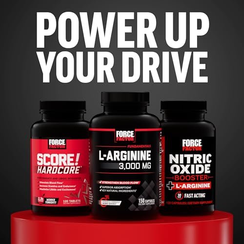 Force Factor Test X180 Boost – 9-in-1 Testosteron-Booster für Männer mit D-Asparaginsäure, Bor, Bockshornklee, Tribulus Terrestris & zumXR – 120 Tabletten