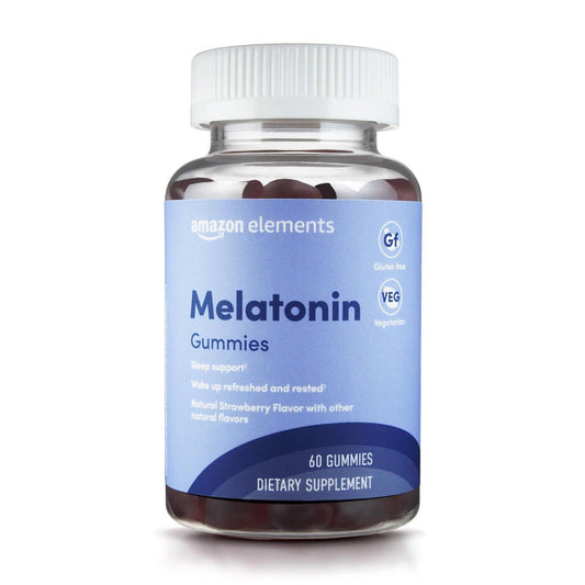 Melatonin Gummis mit Erdbeergeschmack, 10 mg, 60 Stück – Schlafunterstützung