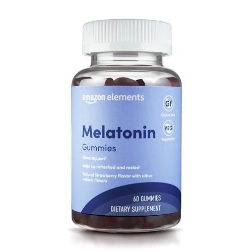 Melatonin Gummis mit Erdbeergeschmack, 10 mg, 60 Stück – Schlafunterstützung