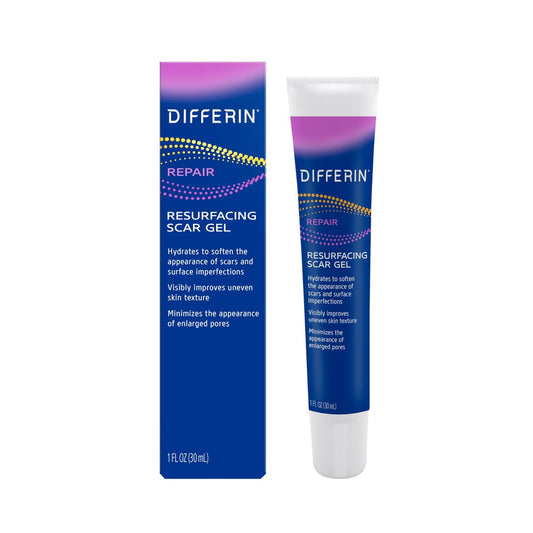 Differin Gel zur Behandlung von Aknenarben im Gesicht, resurfacing Narbengel, sanfte Hautpflege für zu Akne neigende empfindliche Haut, 28 g (Verpackung kann variieren)