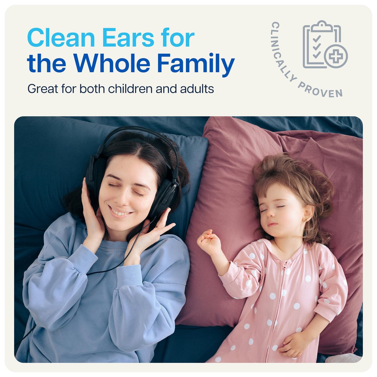 NAVEH PHARMA® CleanEars Baby – Ohrenspray für Babys & Kinder – Schnell wirkender Ohrenschmalzentferner – Baut Ohrenschmalz auf und löst es in nur einer Anwendung – Klinisch erwiesen 300 % wirksamer – Sanft & sicher – 15 ml