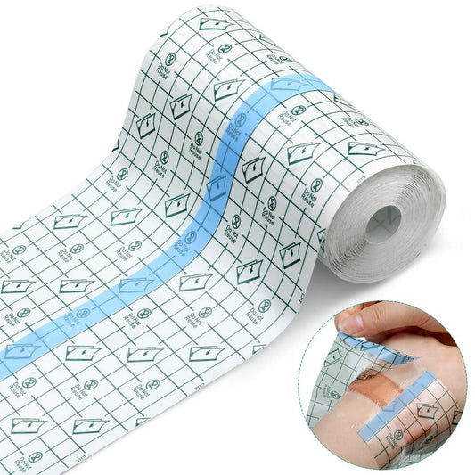 BBTO Transparentes Pflaster – Wasserdichtes, klares Klebeband für Tattoos und Schwimmen (6 x 197 Zoll)