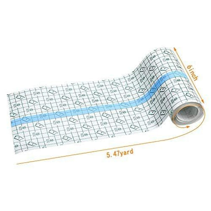 BBTO Transparentes Pflaster – Wasserdichtes, klares Klebeband für Tattoos und Schwimmen (6 x 197 Zoll)