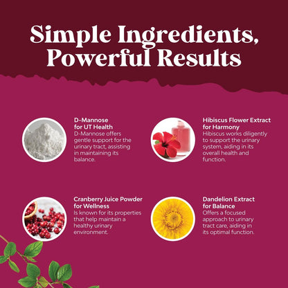 D-Mannose mit Cranberry Kapseln – 1000 mg pro Portion für Nieren-, Blasen- und Harnwegsgesundheit – 60 Kapseln