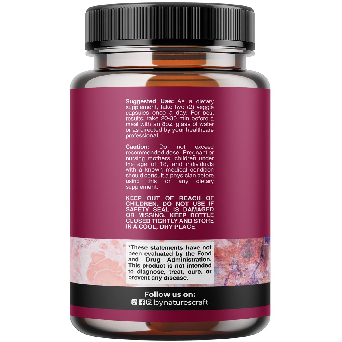 D-Mannose mit Cranberry Kapseln – 1000 mg pro Portion für Nieren-, Blasen- und Harnwegsgesundheit – 60 Kapseln
