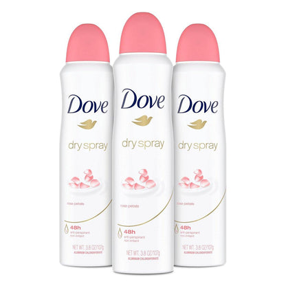 Dove Antitranspirant Deodorant Rosenblüten 3,8 oz (3er-Pack) – Sanfter Schutz mit blumigem Duft