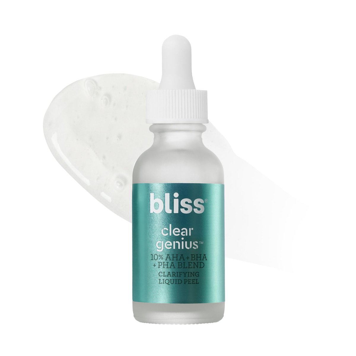 Bliss Clear Genius Klärendes Übernacht-Peeling – 30 ml – Poren reinigen & Haut peelen – Sanft – Vegan & tierversuchsfrei