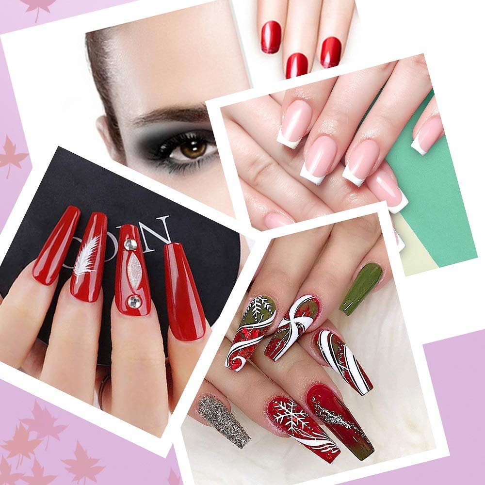150 Stück Klare Nagel-Farbmuster-Sticks mit Ring – Fächerförmige Kunstnagel-Display-Tips, Übungsnägel für Nageldesign, transparente Farbtafel