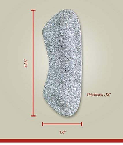 pedag Stop Fersenpolster aus Wildleder und Leder, pflanzlich gegerbt, deutsches Design, weiche Polsterung verhindert Blasen, hilft Schuhen perfekt zu passen, 3 Paar