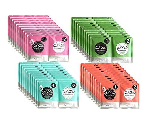 Avry Gel Ohh Spa Pedicure Fußbad – 40 Packungen Combo 2 – Duftmischung 10er-Packung jeder Duftrichtung – insgesamt 40