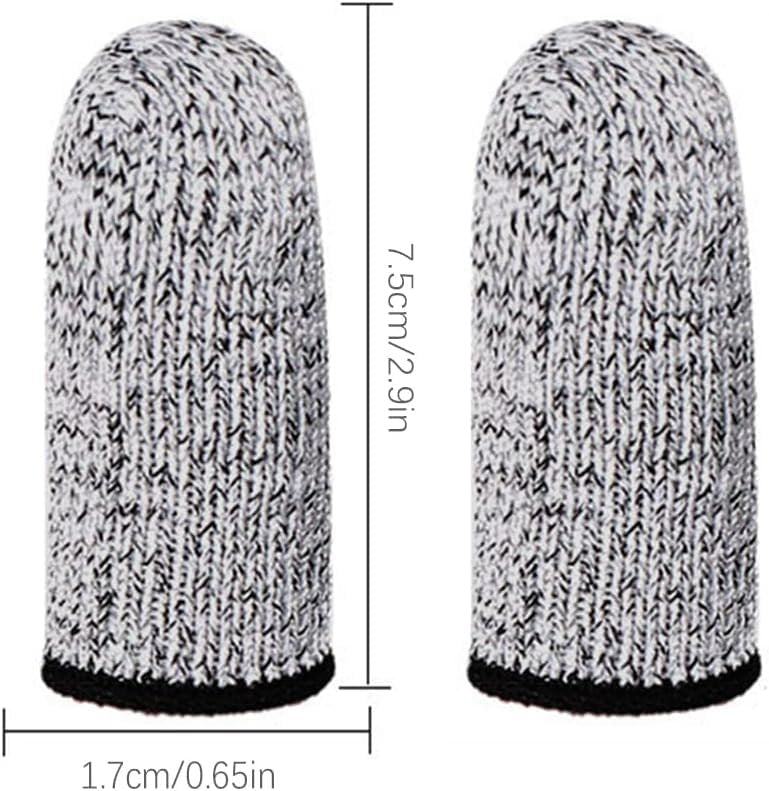 JADE KIT 12-teiliges Fingerschutz-Set – Schnittfeste Fingerlinge, Fingerkuppenschutz für Küche, Arbeit, Bildhauerei, Antirutsch, Wiederverwendbar