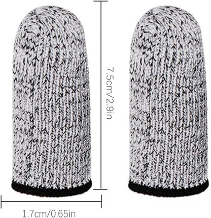 JADE KIT 12-teiliges Fingerschutz-Set – Schnittfeste Fingerlinge, Fingerkuppenschutz für Küche, Arbeit, Bildhauerei, Antirutsch, Wiederverwendbar