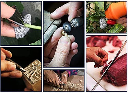 JADE KIT 12-teiliges Fingerschutz-Set – Schnittfeste Fingerlinge, Fingerkuppenschutz für Küche, Arbeit, Bildhauerei, Antirutsch, Wiederverwendbar