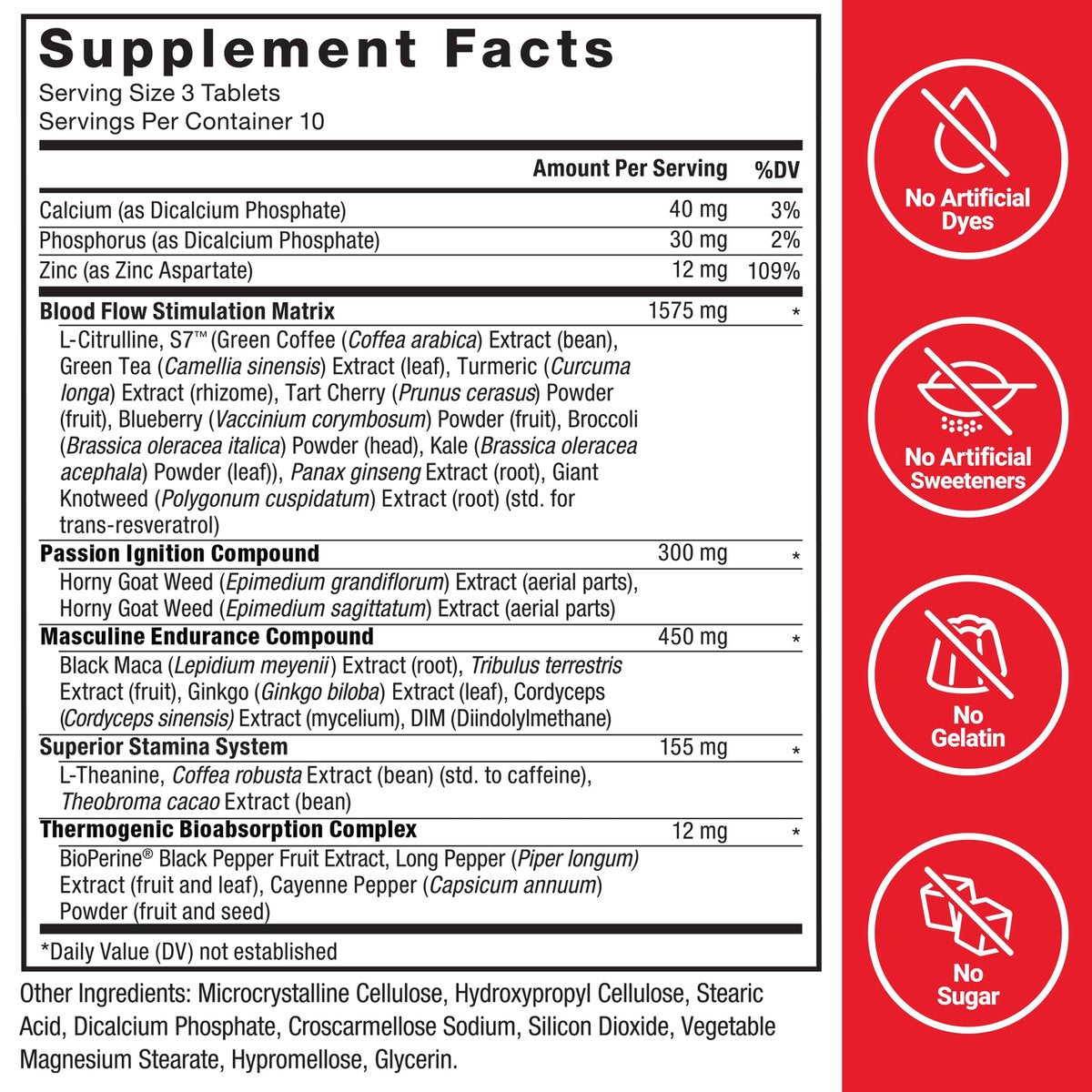 Force Factor Score! XXL Stickstoffmonoxid-Booster für Männer mit L-Citrullin, Bockshornklee, Schwarzer Maca & Tribulus Terrestris – Steigert Ausdauer, Energie und körperliche Leistungsfähigkeit, 30 Tabletten
