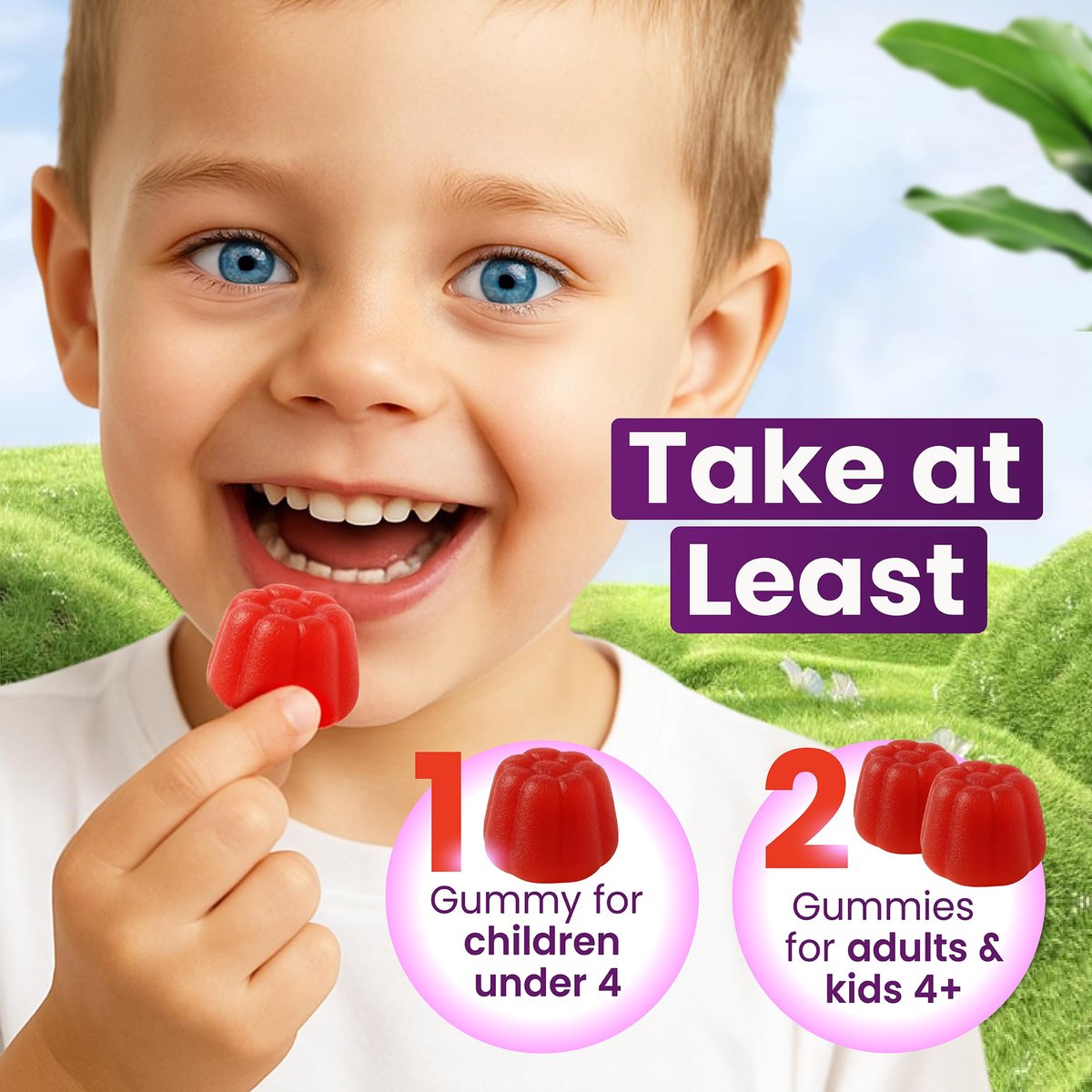 Cure24 Sambucus Holunderbeeren Gummibärchen + Vitamin C + Zink für Kinder & Erwachsene, 3-fach Immununterstützung, natürliche Aromen & Zutaten, vegan, nicht-GVO, hergestellt in den USA (60 Stück)