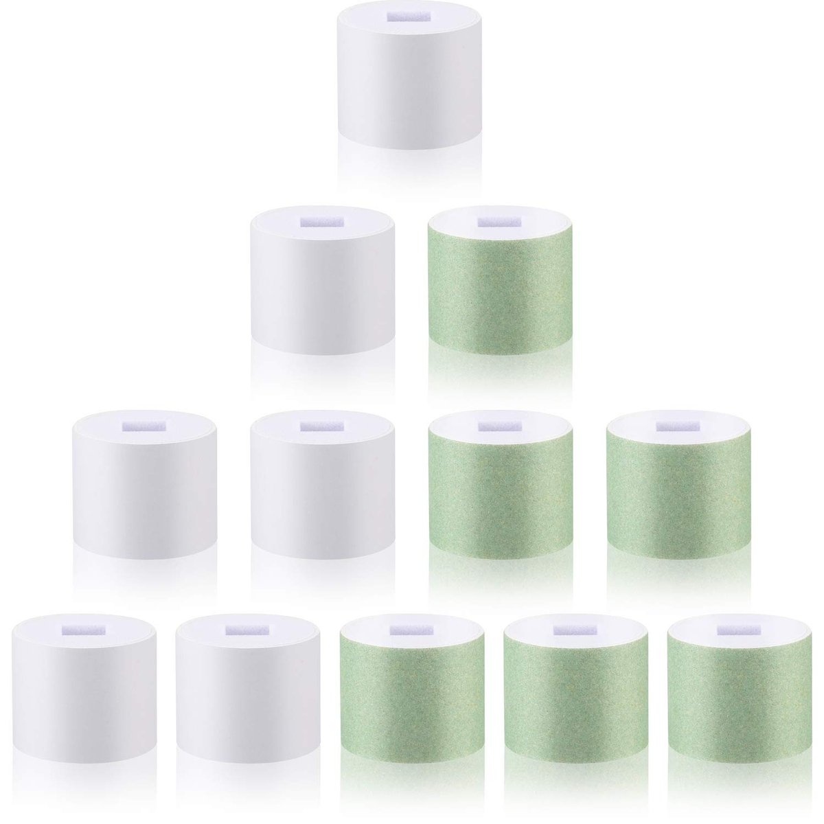 Maitys 12-teilige Nagelbuffer-Nachfüllrollen für elektrische Maniküre- und Pediküre-Geräte – Feilen, Polieren und Glänzen