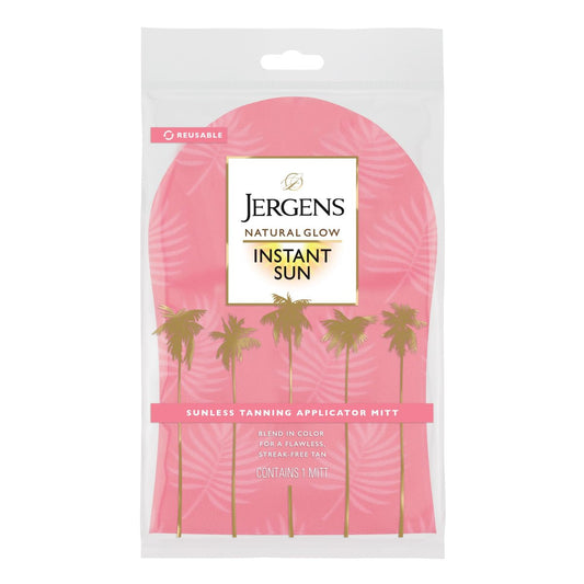 Jergens Natural Glow Applikator-Handschuh für makellose, streifenfreie Bräune – Wiederverwendbarer Bräunungs-Handschuh schützt die Hände