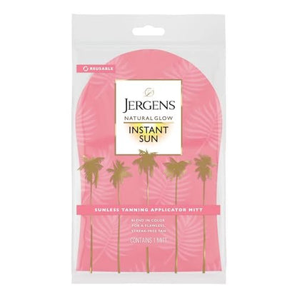 Jergens Natural Glow Applikator-Handschuh für makellose, streifenfreie Bräune – Wiederverwendbarer Bräunungs-Handschuh schützt die Hände