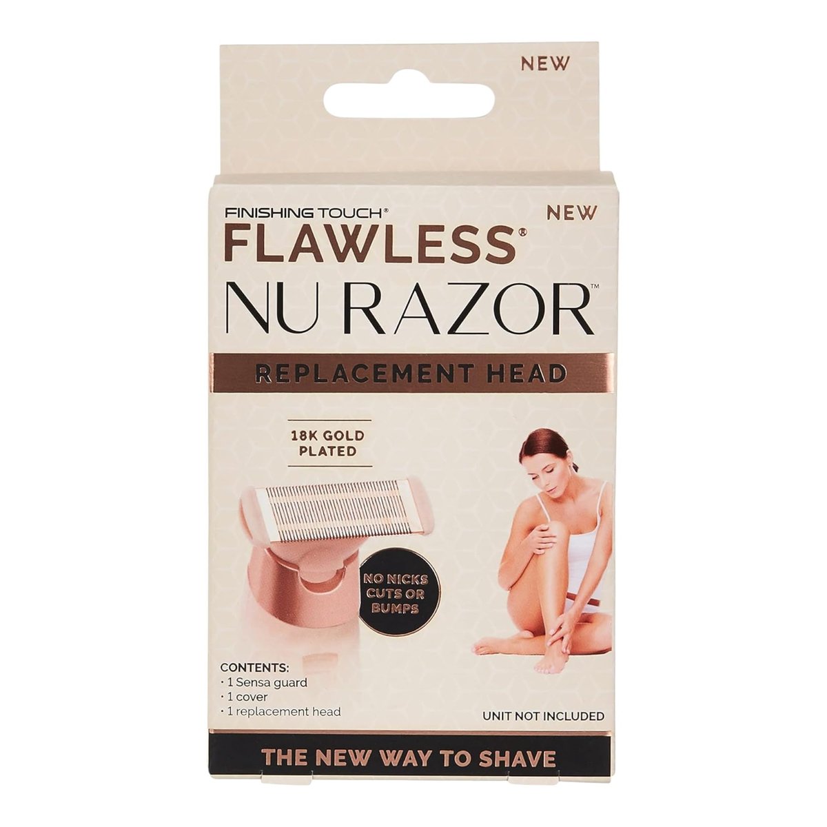 Finishing Touch Flawless Nu Ersatzklingen, Roségold (3er-Pack)