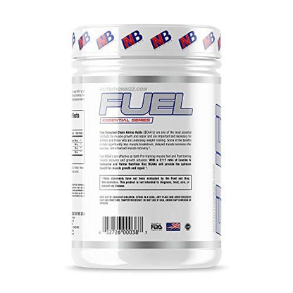 NutritionBizz BCAA Pulver – 5 g BCAAs Aminosäuren, Erholungsgetränk nach dem Training für Muskelaufbau, Regeneration und Ausdauer, 30 Portionen (Pfirsich Mango)