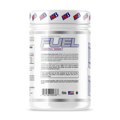 NutritionBizz BCAA Pulver – 5 g BCAAs Aminosäuren, Erholungsgetränk nach dem Training für Muskelaufbau, Regeneration und Ausdauer, 30 Portionen (Pfirsich Mango)