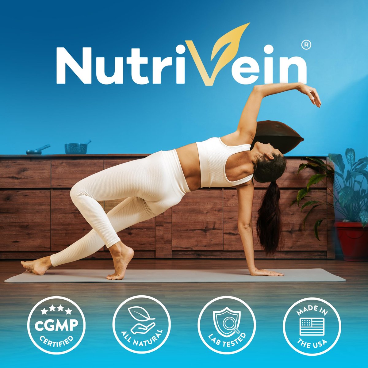 Nutrivein Premium Zinkgluconat 100 mg – 120 Kapseln: Hoch bioverfügbares Zinkpräparat für das allgemeine Wohlbefinden