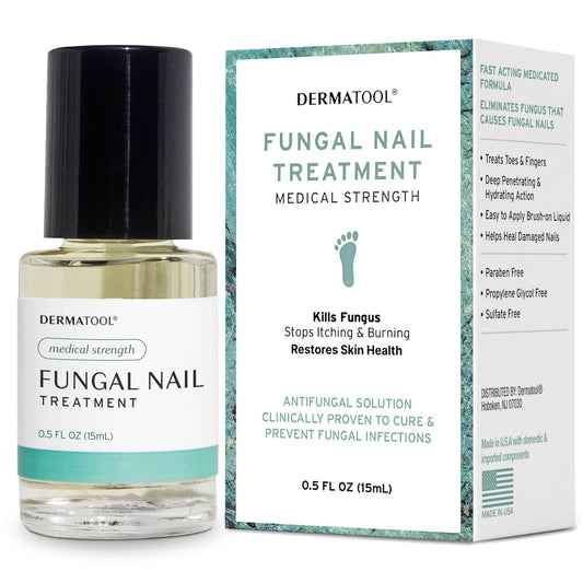DERMATOOL Nagelpilz Behandlung Extra Stark – Antimykotische Lösung gegen Nagelpilz – Repariert geschädigte, gelbe, dicke und verfärbte Nägel – Für Finger- und Zehennägel