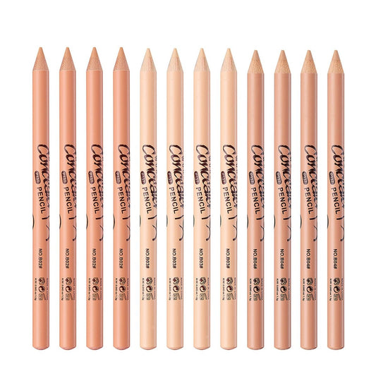 12-teiliger Wonder Concealer Stift – 3 Farben Concealer für gleichmäßigen Teint, Abdeckung von Unreinheiten, Augenringen, Altersflecken & Akne