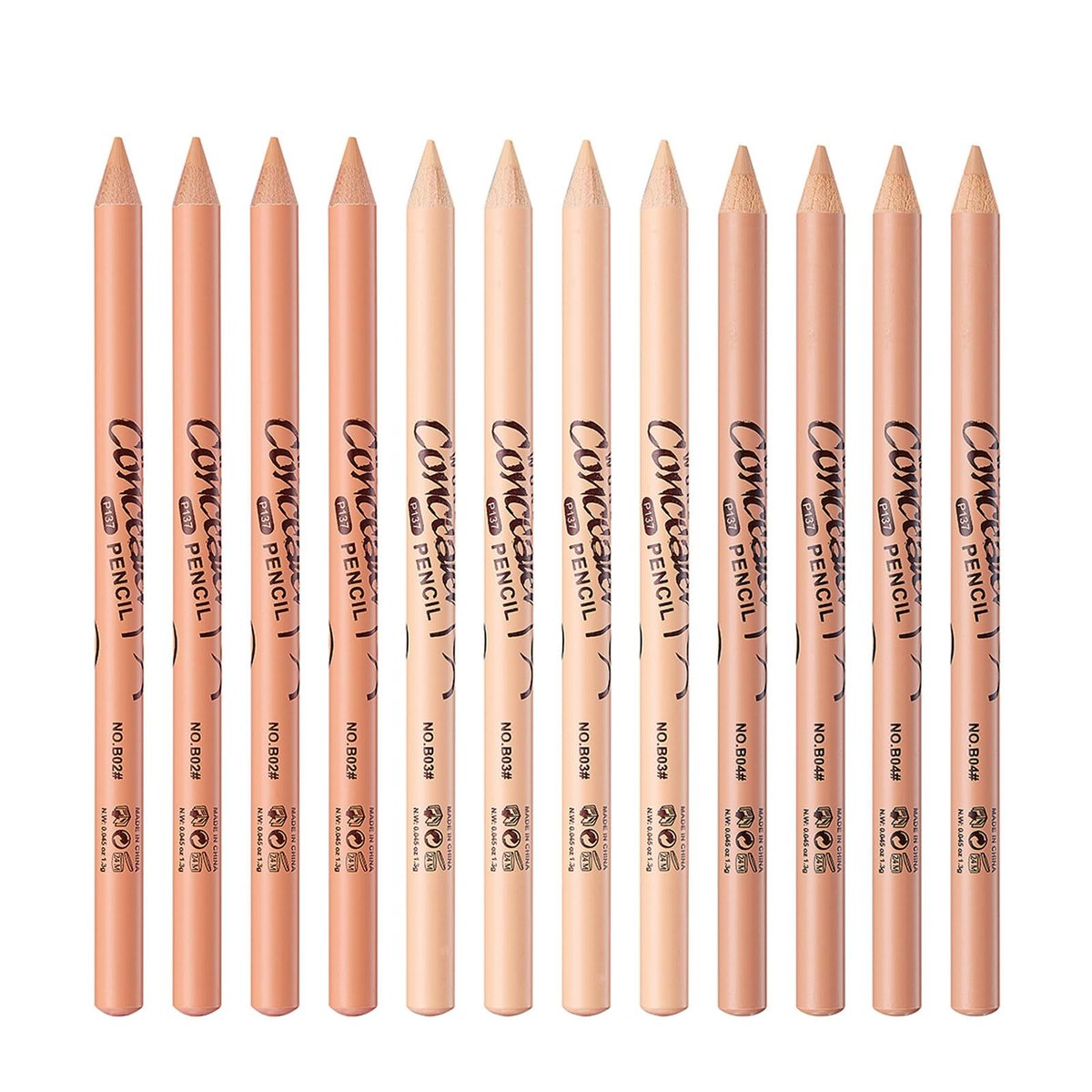 12-teiliger Wonder Concealer Stift – 3 Farben Concealer für gleichmäßigen Teint, Abdeckung von Unreinheiten, Augenringen, Altersflecken & Akne