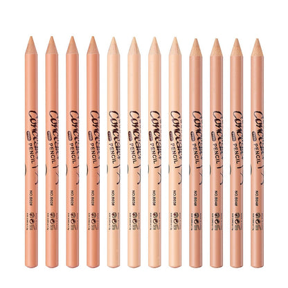 12-teiliger Wonder Concealer Stift – 3 Farben Concealer für gleichmäßigen Teint, Abdeckung von Unreinheiten, Augenringen, Altersflecken & Akne