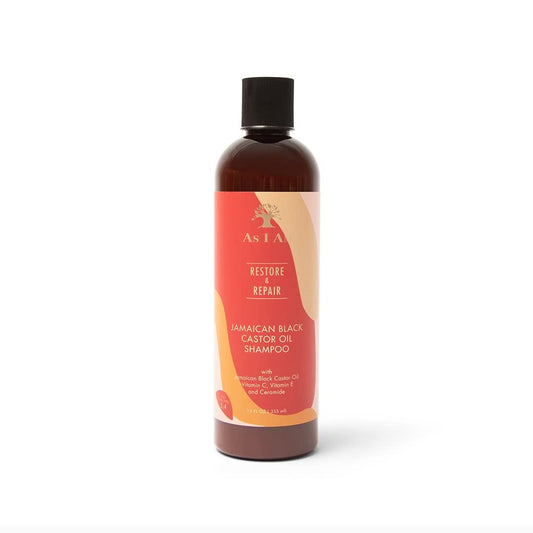 As I Am Jamaican Black Castor Oil Shampoo, 355ml – Sulfatfreies Shampoo für Haarwachstum und gesunde Kopfhaut
