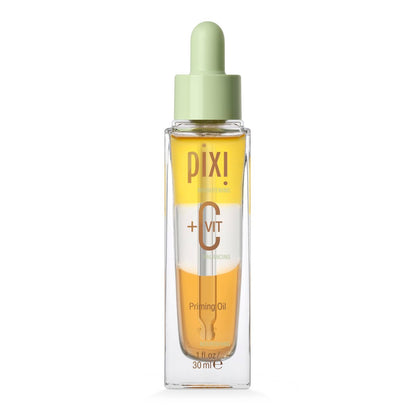 Pixi Beauty +C Vit Priming Oil – Nährendes Vitamin C Gesichtsöl für einen strahlenden Teint und perfekten Make-up-Grundlage, 30 ml