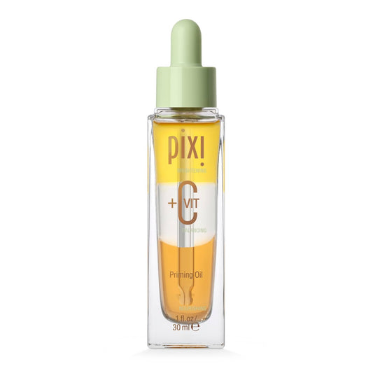 Pixi Beauty +C Vit Priming Oil – Nährendes Vitamin C Gesichtsöl für einen strahlenden Teint und perfekten Make-up-Grundlage, 30 ml