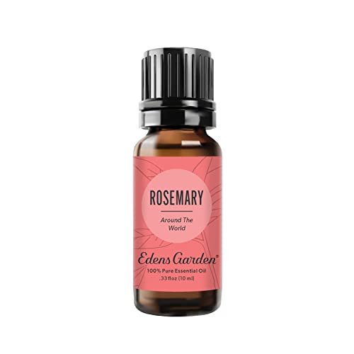 Edens Garden Rosmarin Around The World Ätherisches Öl – 100 % reine Premiumqualität, unverdünnt, natürlich, therapeutisch, Aromatherapie, das Beste für Haut, Gesicht, Luftbefeuchter, 10 ml