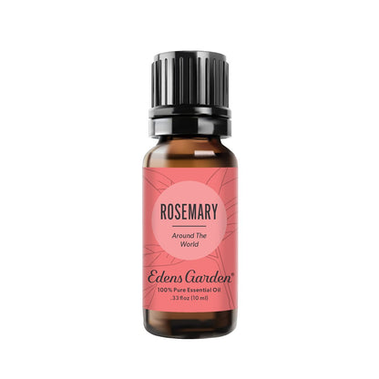 Edens Garden Rosmarin Around The World Ätherisches Öl – 100 % reine Premiumqualität, unverdünnt, natürlich, therapeutisch, Aromatherapie, das Beste für Haut, Gesicht, Luftbefeuchter, 10 ml