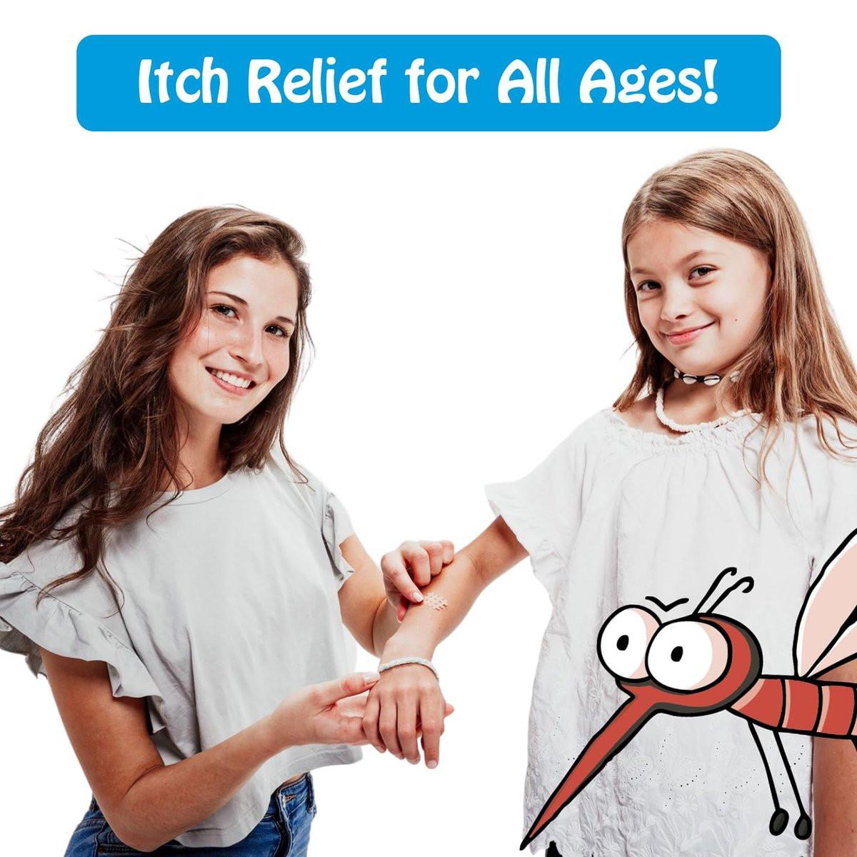 Moskinto Original Mückenstich-Pflaster gegen Juckreiz für Kinder & Erwachsene – 24 Stück, Anti-Juckreiz, Schwellungslinderung, Saugwerkzeug-Alternative