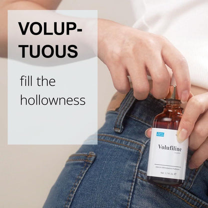Volufiline Serum – Reines Volufiline Öl für Gesicht, Brust, Po, unter den Augen, Hautelastizität – 100% Original aus Frankreich Sederma – Kosmetischer Wirkstoff-Booster – 50 ml