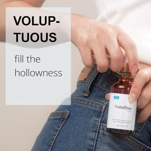 Volufiline Serum – Reines Volufiline Öl für Gesicht, Brust, Po, unter den Augen, Hautelastizität – 100% Original aus Frankreich Sederma – Kosmetischer Wirkstoff-Booster – 50 ml