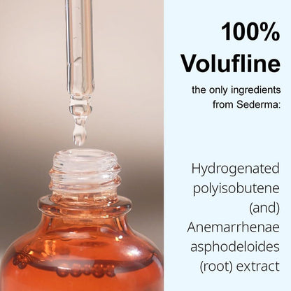 Volufiline Serum – Reines Volufiline Öl für Gesicht, Brust, Po, unter den Augen, Hautelastizität – 100% Original aus Frankreich Sederma – Kosmetischer Wirkstoff-Booster – 50 ml