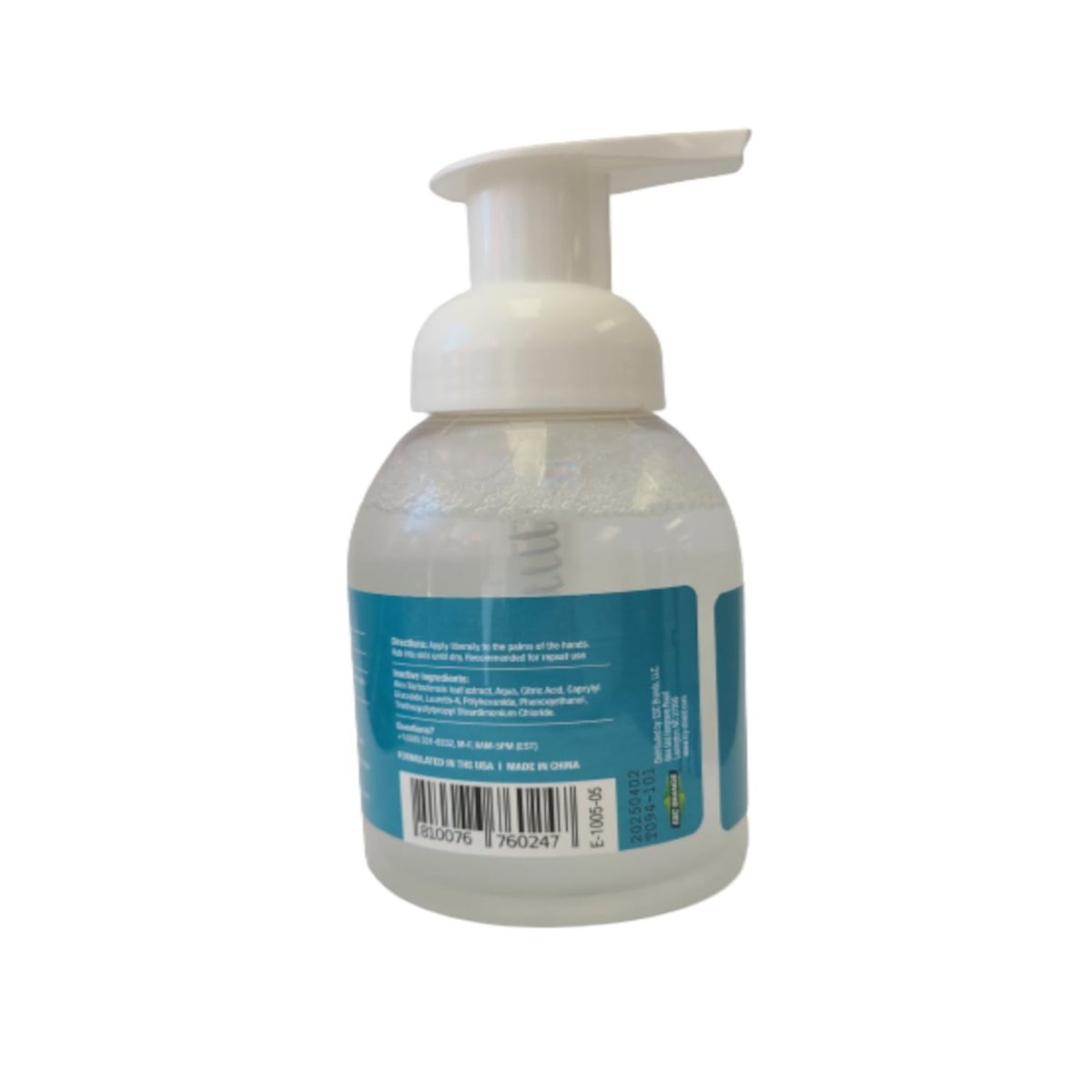 My-Shield Hand Sanitizer Schaum 8,25 oz (2er-Pack) – Alkoholfrei, Lang anhaltender Schutz, Beseitigt 99,9% der Keime, Pflegt mit Aloe Vera, Formuliert mit Zetrisil, FDA-registriert